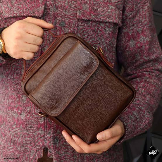کیف چرم طبیعی دست‌دوز