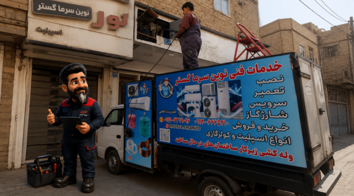تعمیر کولر گازی نوین سرما گستر