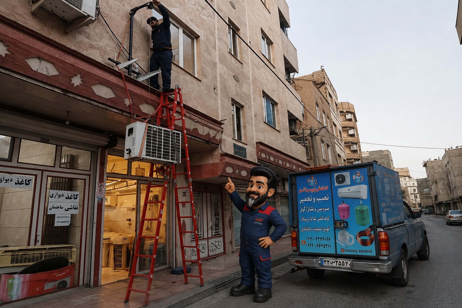 نصب کولر گازی نوین سرما گستر